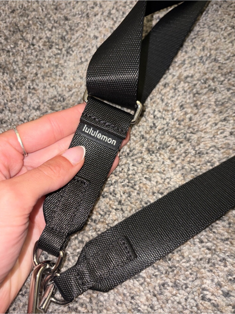 lululemon athletica Black Nylon Crescent Shoulder Bag - Picture 9 of 10
